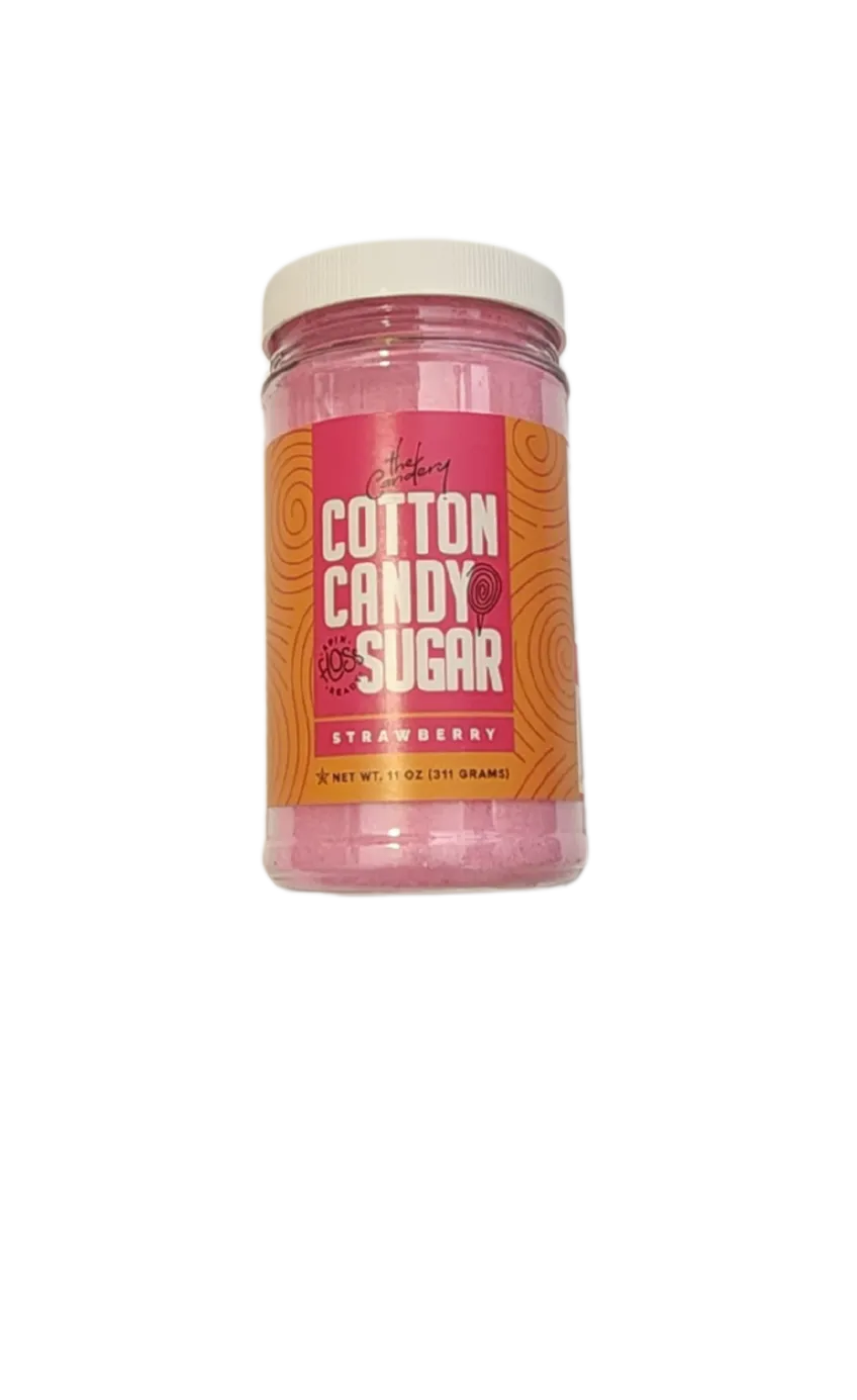 Strawberry Floss Cotton candy Sugar 15-20 Servings