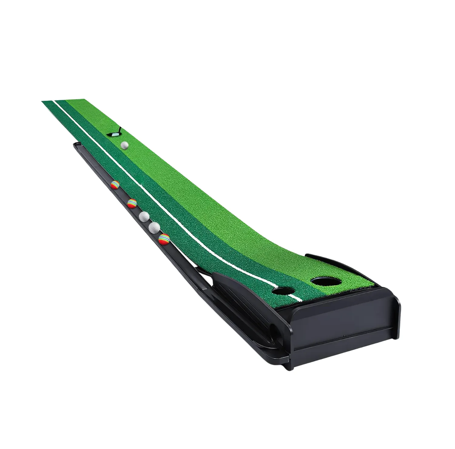 2 Hole Putting Green Mat (INDOOR) 10 Foot
