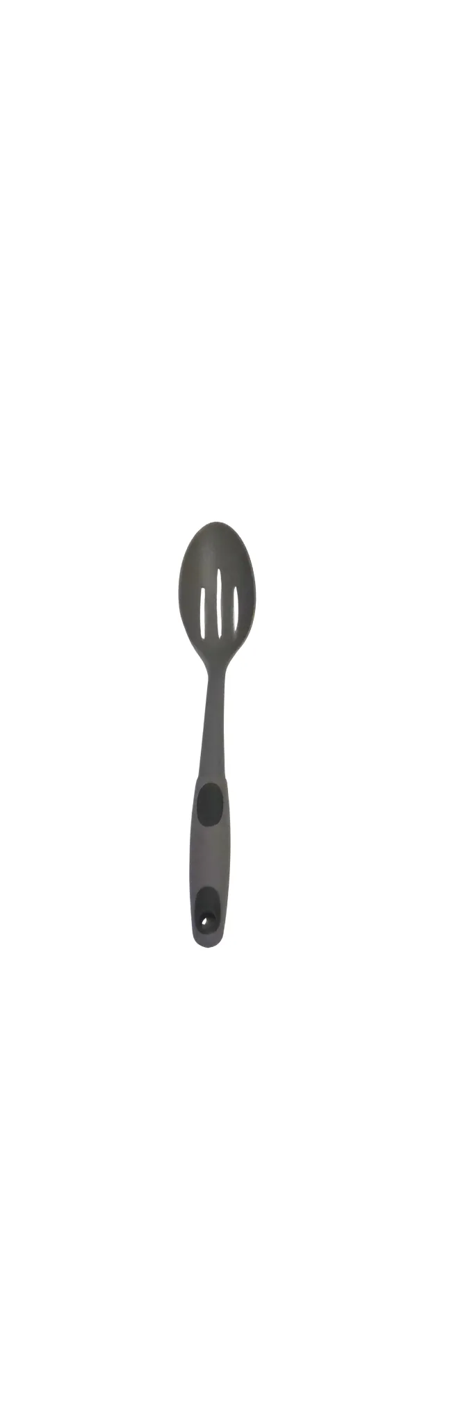Plastic Serving Spoon 13.5" Slotted (gray)