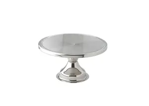 Stainless Steel Round Cake Stand, 13-Inch