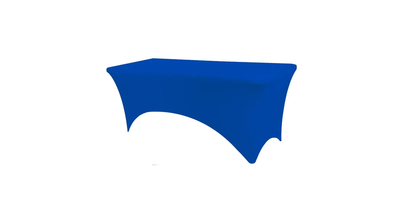 6' rectangle table covers, Royal Blue Spandex
