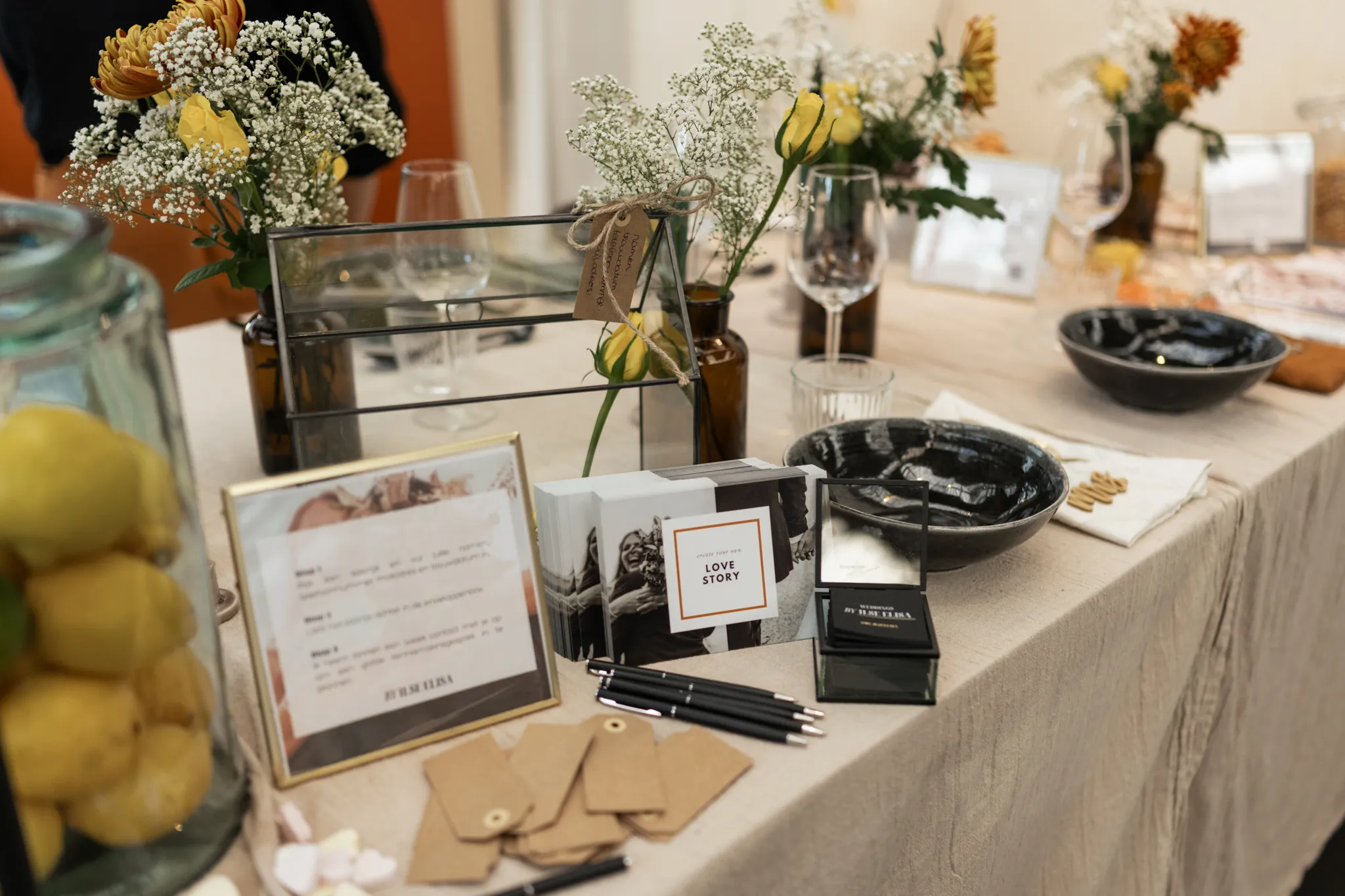 ENVELOPPE BOX BLACK GLASS