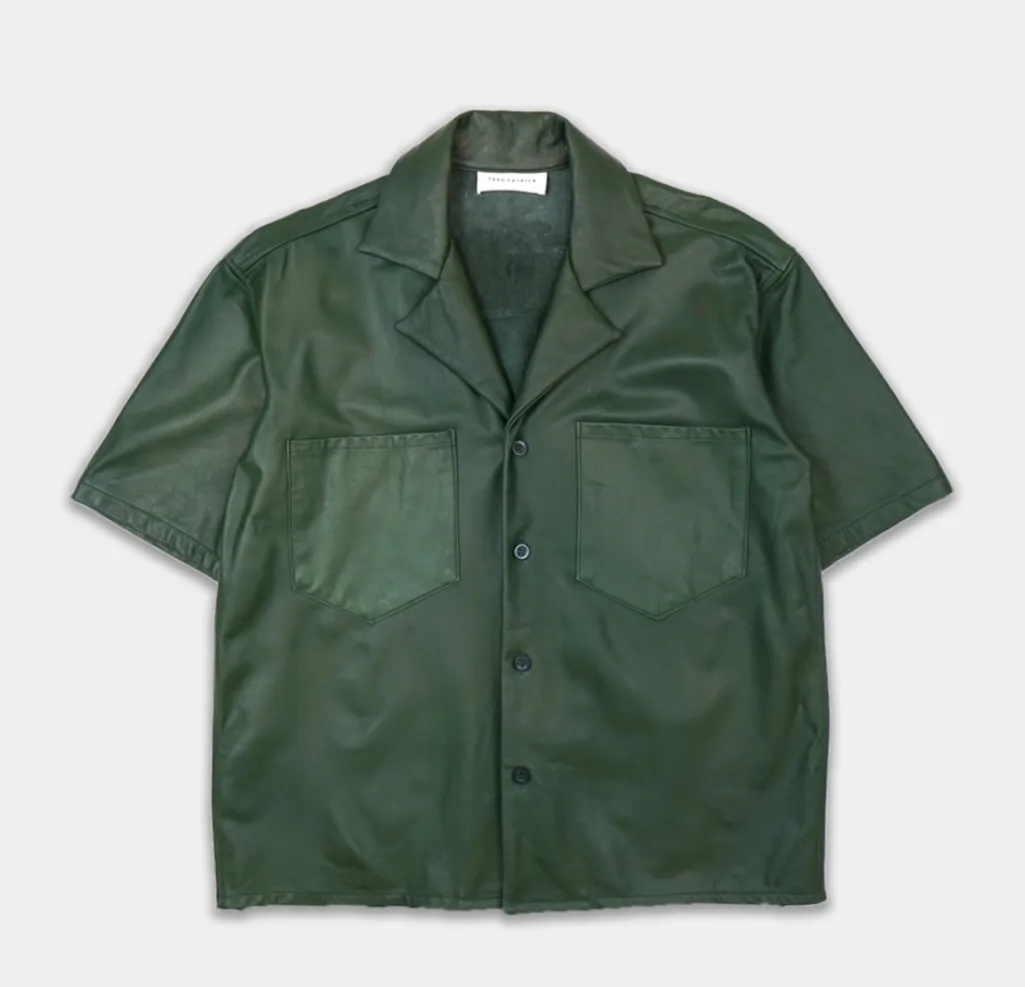 Todd Patrick Leather Top