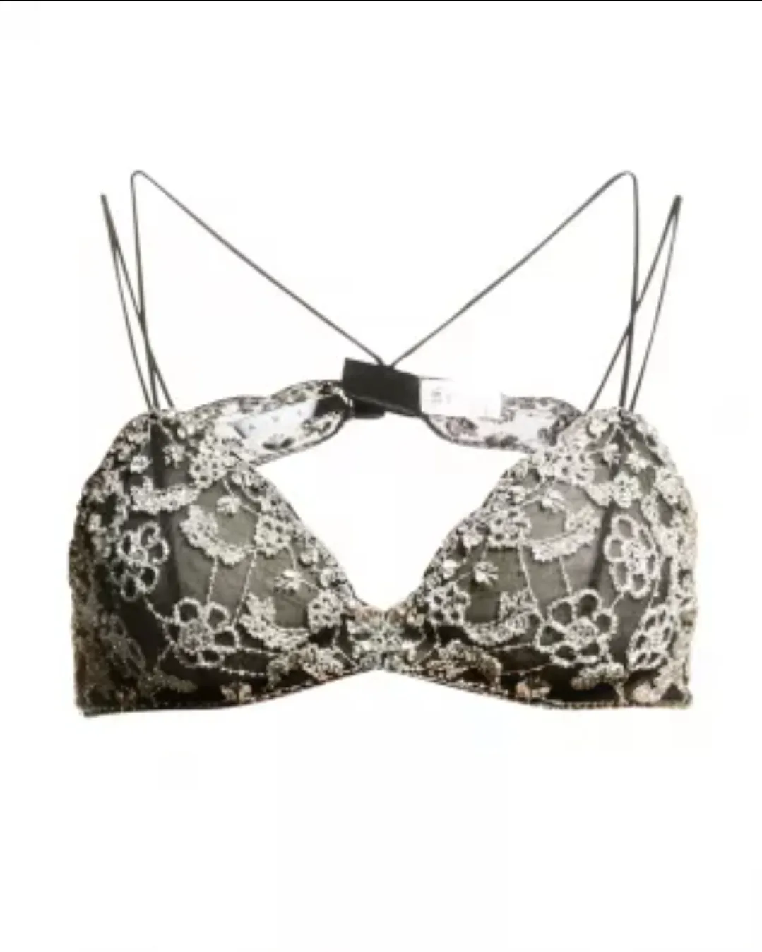 Area Floral Embroidered Lace Bra