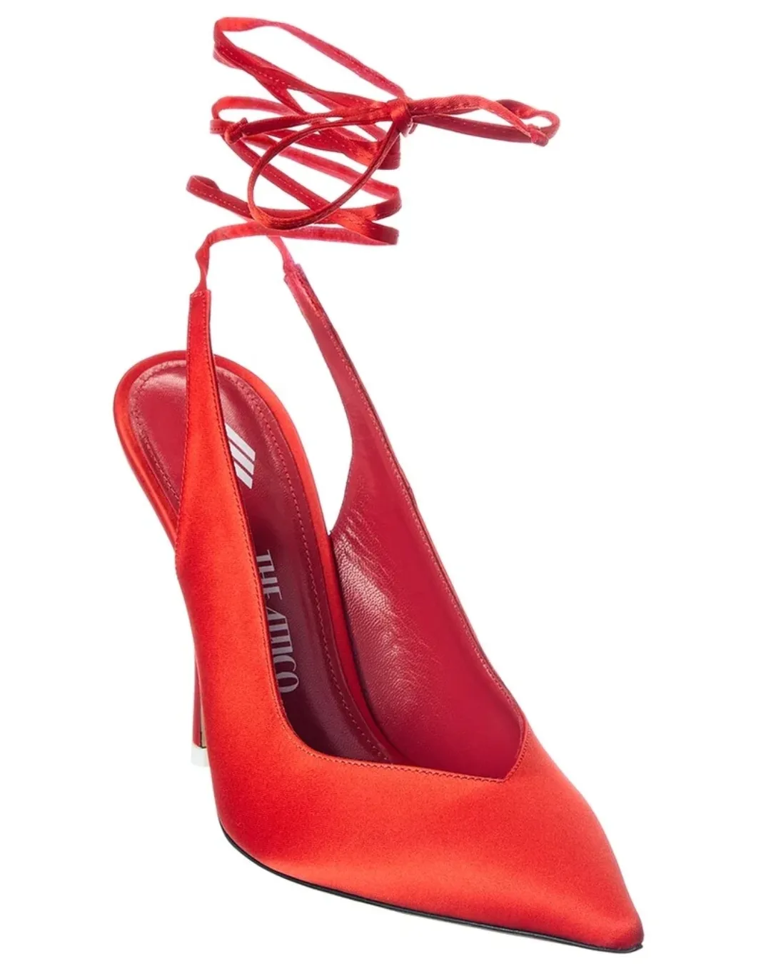 The Attico Venus Satin Pumps