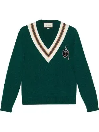 Gucci wool Sweater with Anchor Crest