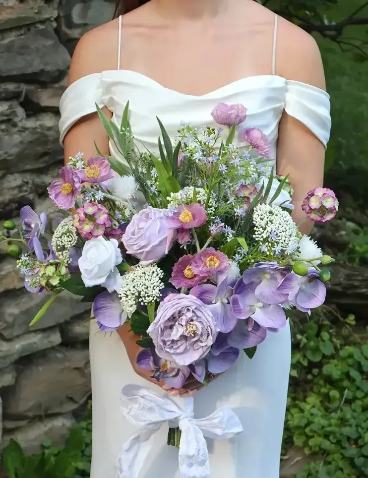 Moonlit Amethyst - Bridal Bouquet