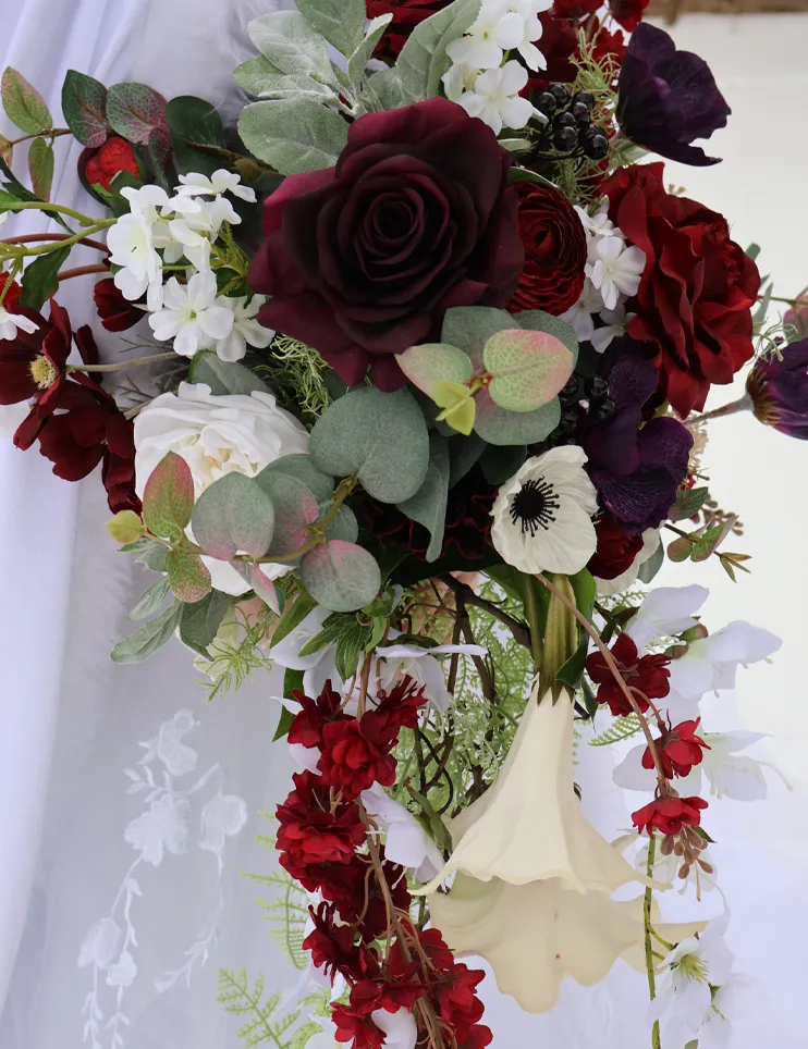 Burgundy Bliss - Flower Girl Posy Bouquet