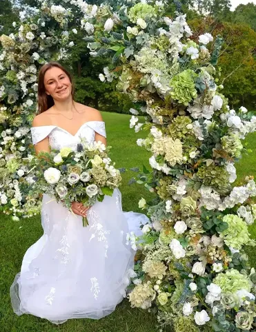 Woodland Sage Pillar Arbor