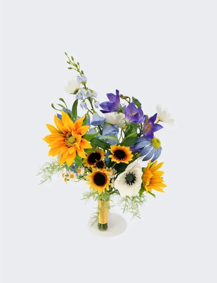 Sunflower Fields - Flower Girl Posy Bouquet