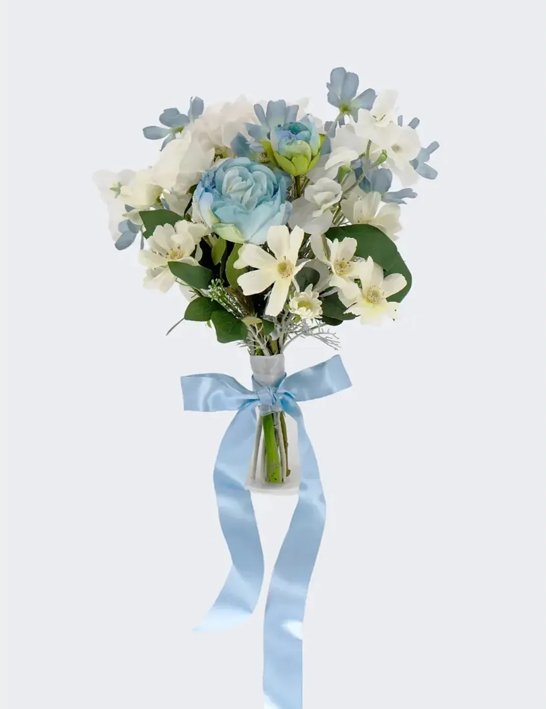 Dusty Blue Garden - Bridesmaid Bouquet
