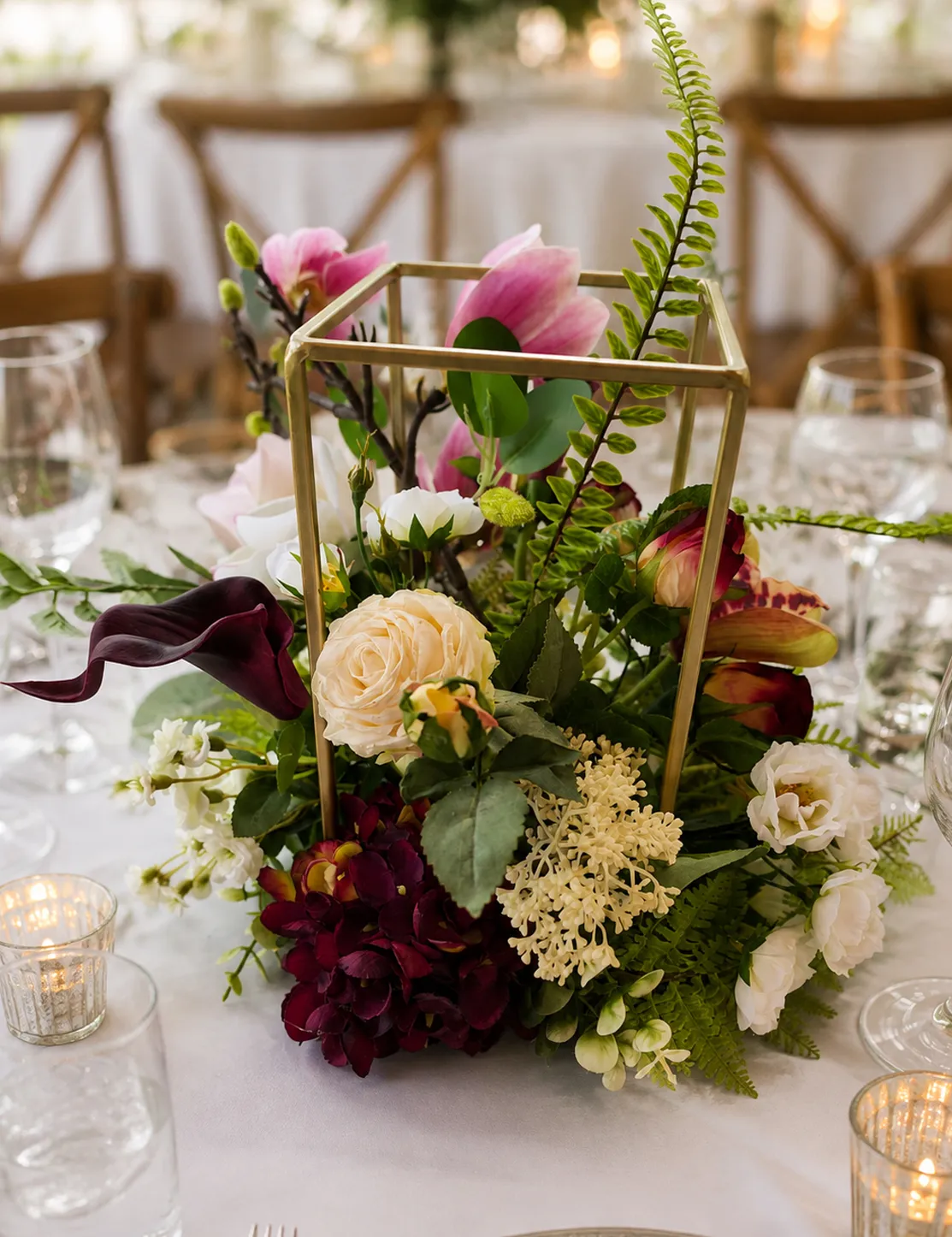 Standard Gold Frame Vase