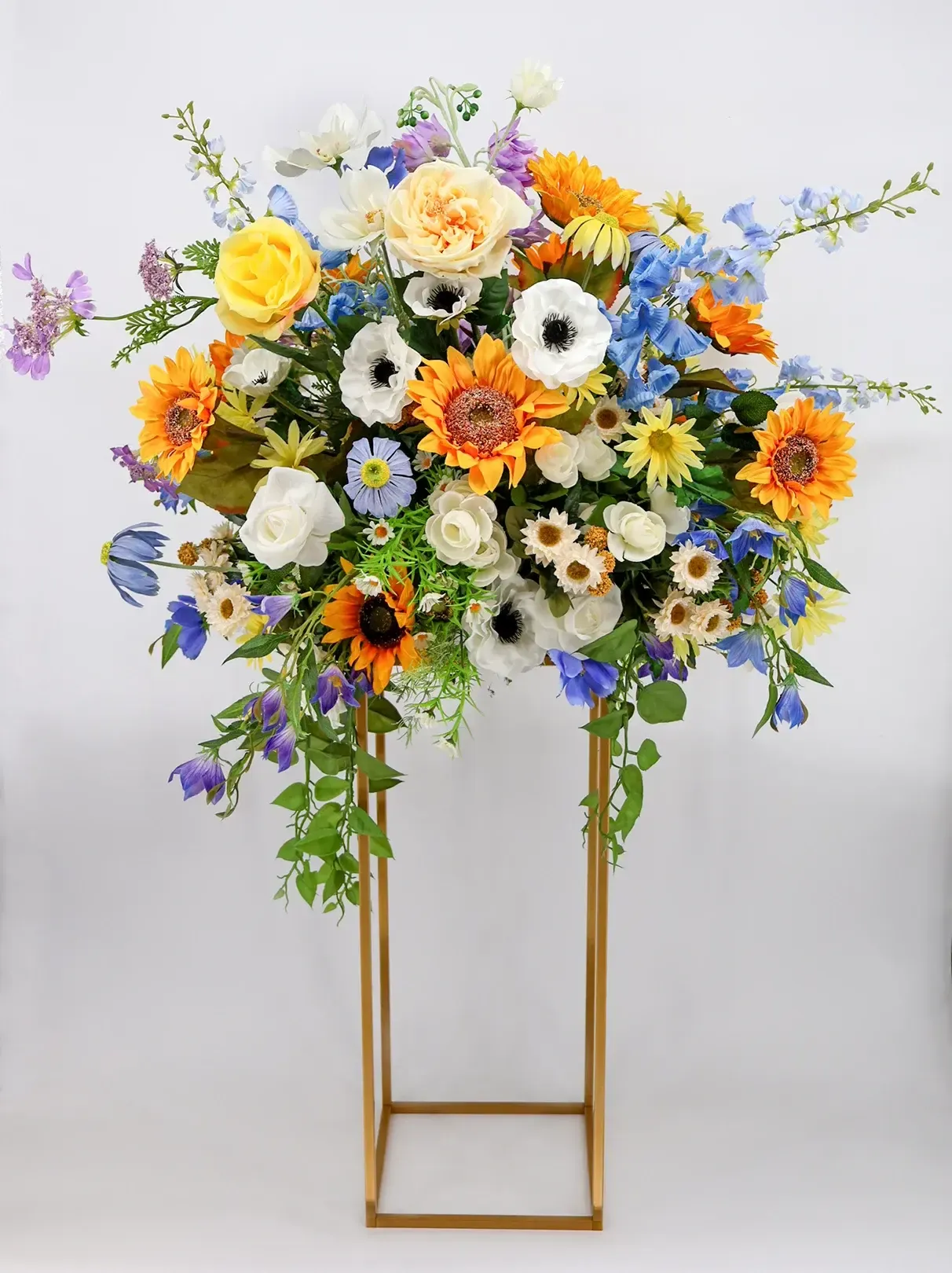 Sunflower Fields Tower Centerpiece