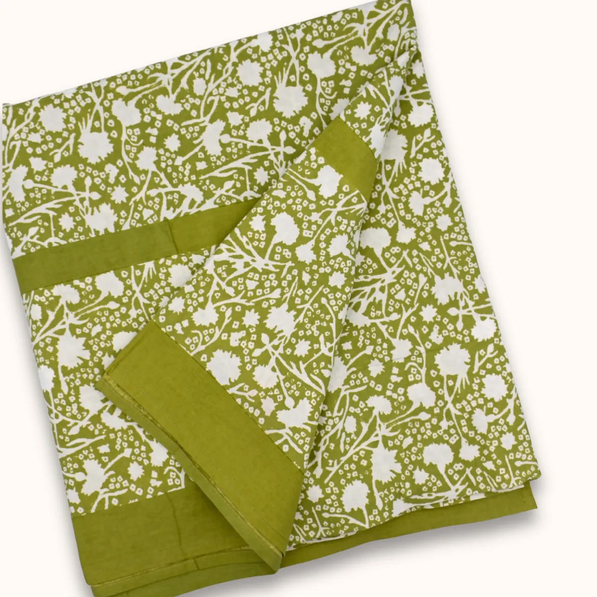 French Tablecloth Meadows Vert (71 x 128)