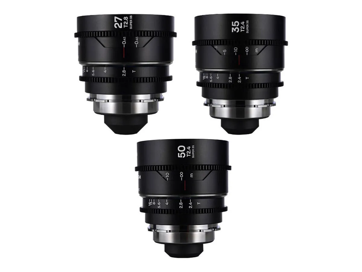 Laowa nanomorph full set PL/EF 27,35, 50mm