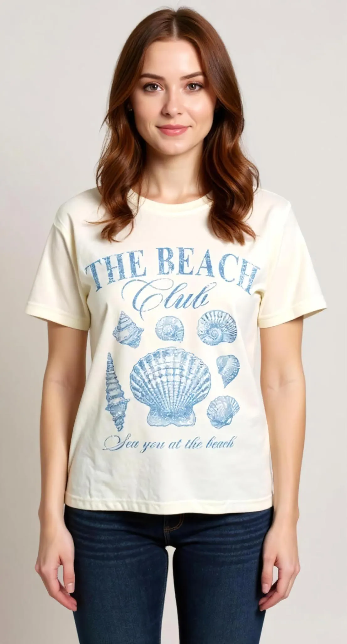 THE BEACH CLUB SHELL TEE