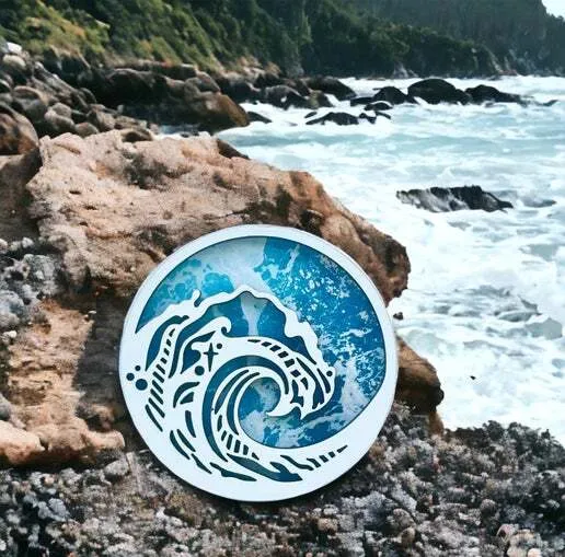 Ocean Wave Magnet