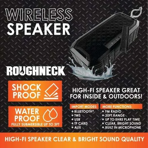 Roughneck Waterproof Wireless Speaker
