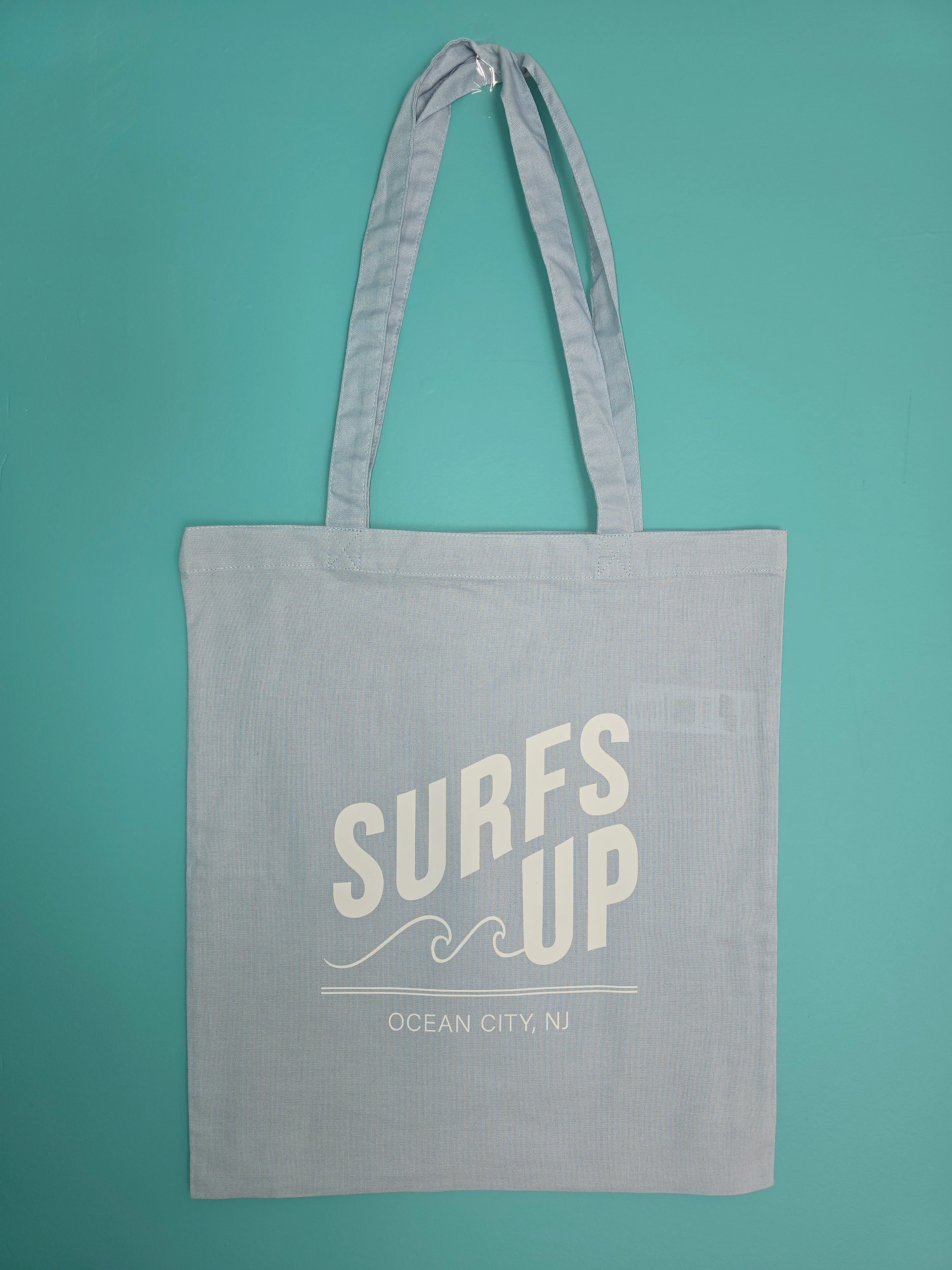 Surfs Up Ocean City Tote Bag