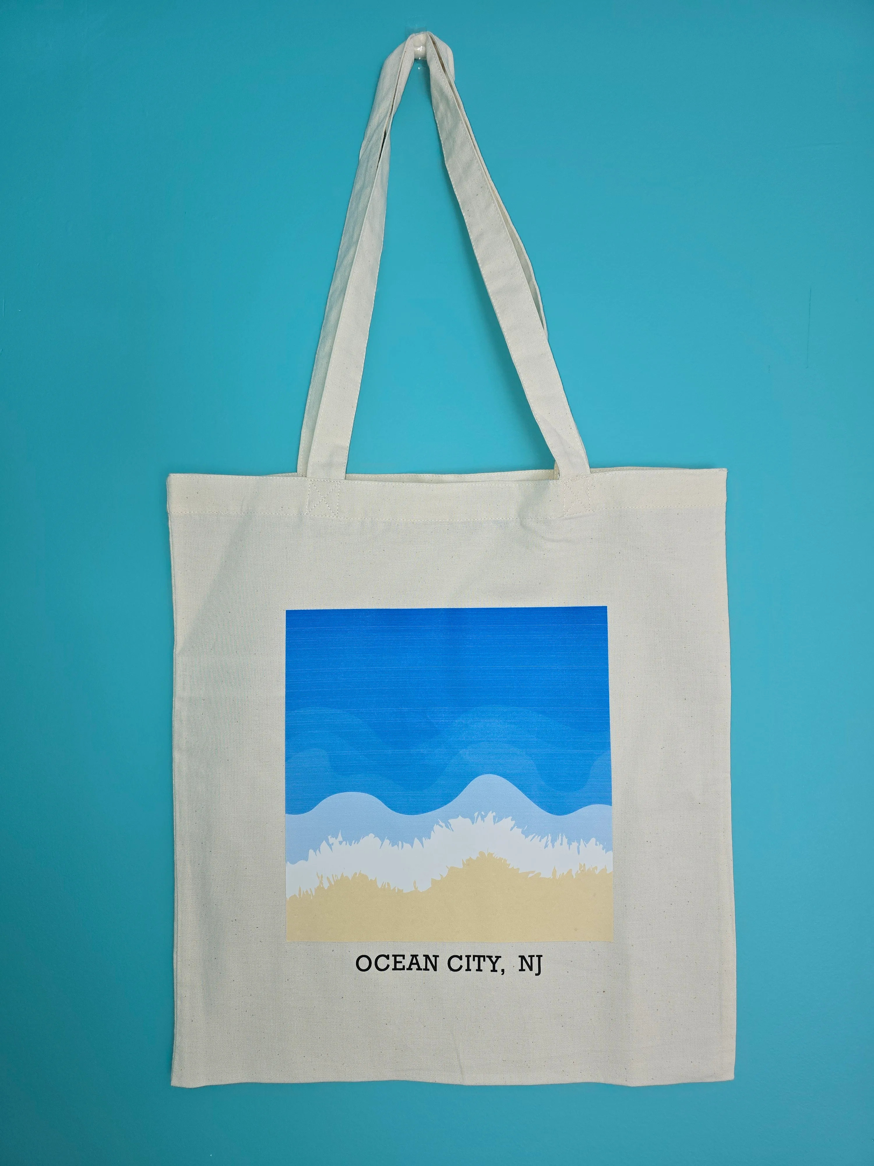 Beach Waves Tote Bag
