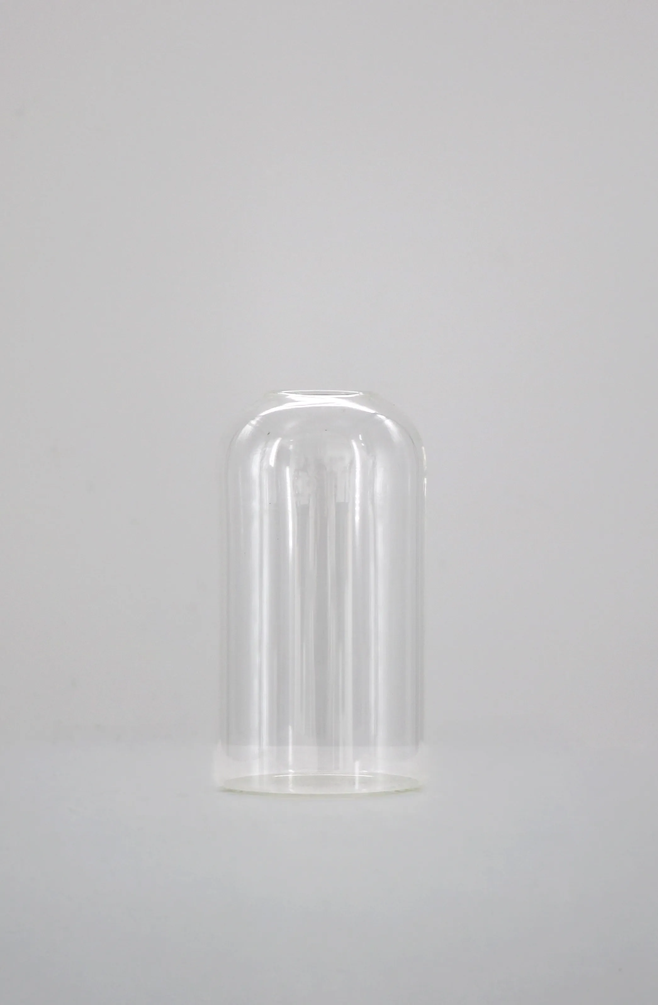 Round Top Clear Glass Bud Vase - 5.25 inch