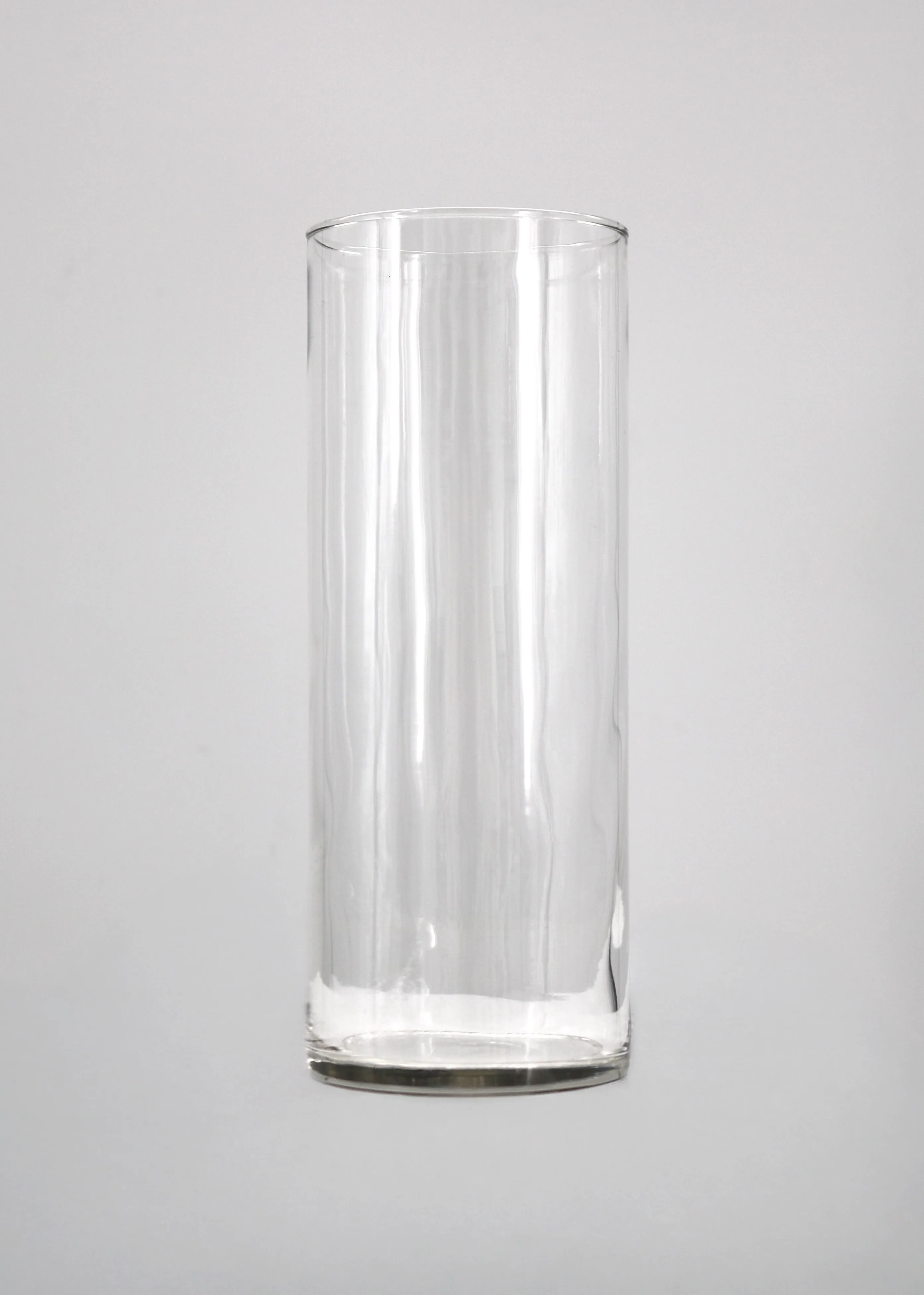 Clear Glass Hurricane Vase - 10 inch