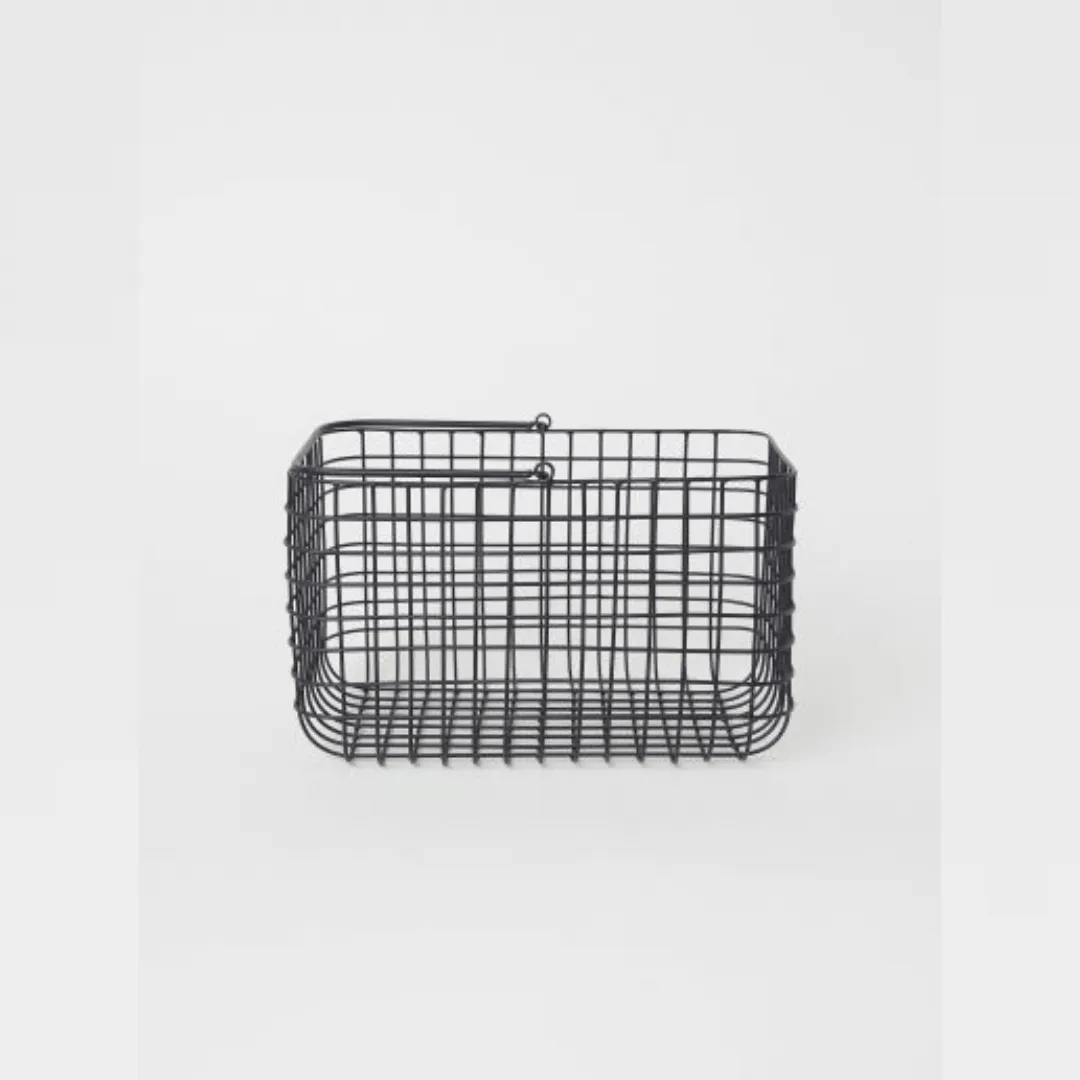 Metal Wire Basket with Handle