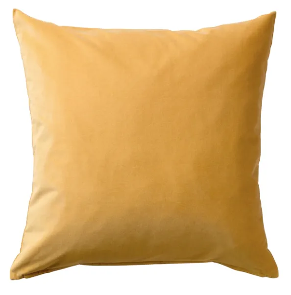 Gold Velvet Square Pillow