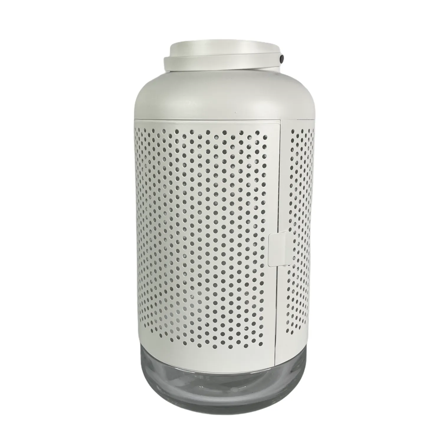 White Perforated Lantern