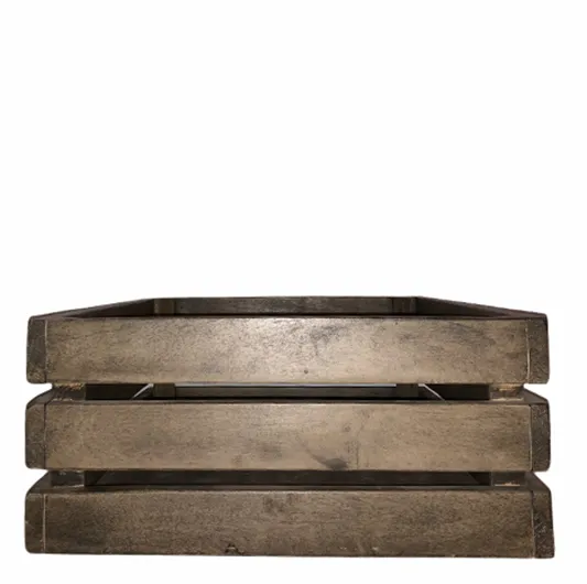 Glossed Wooden Crate