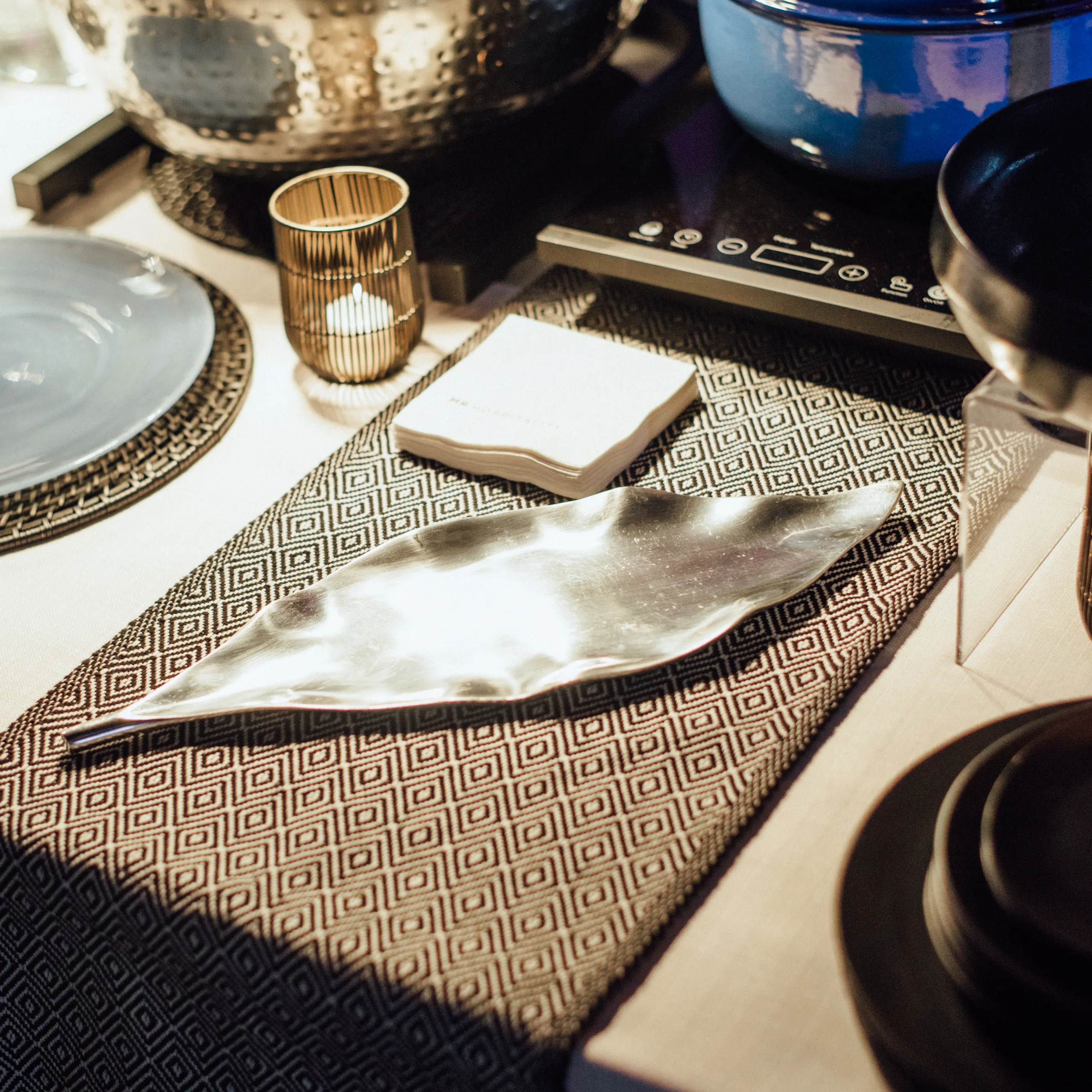 Pewter Leaf Tray