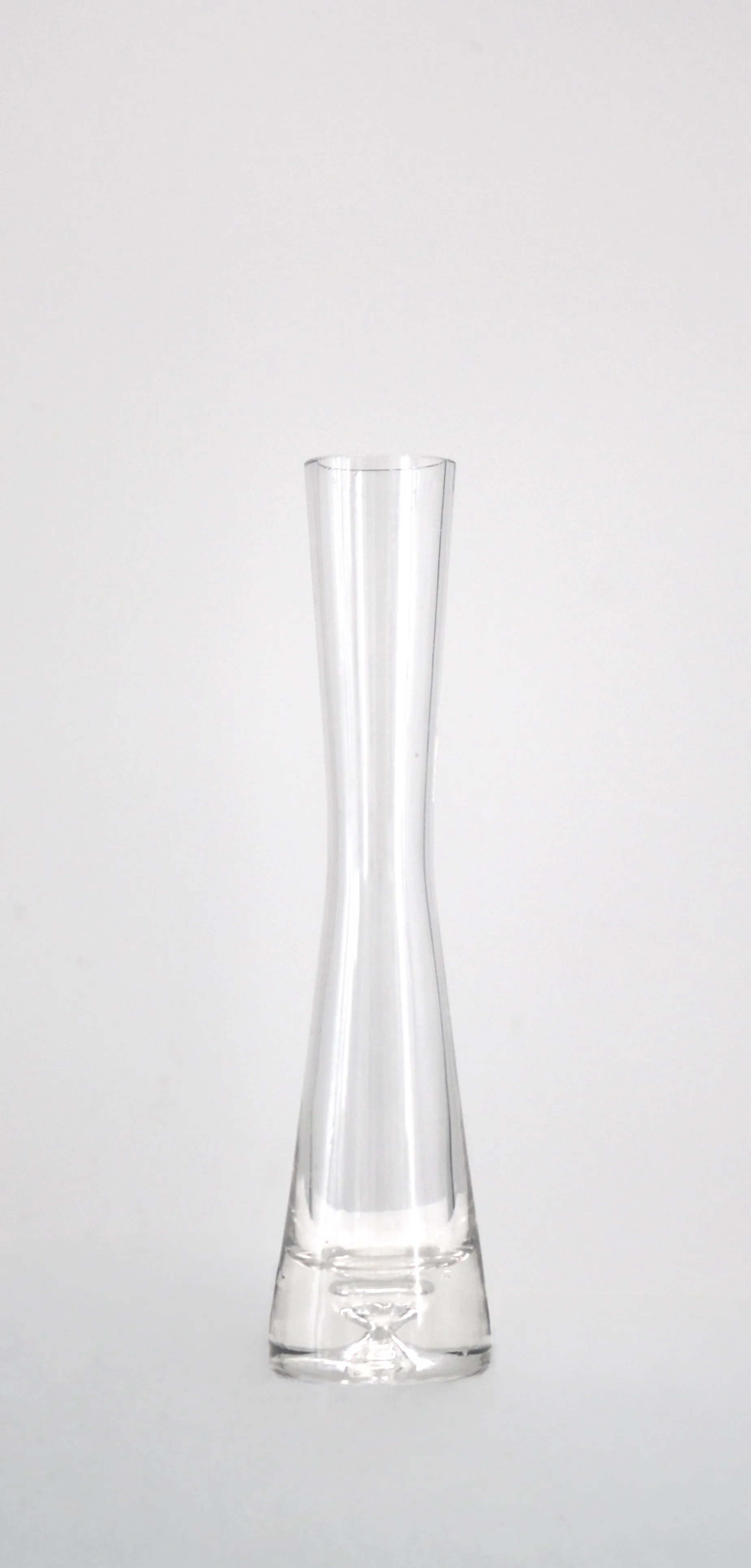 Hourglass Clear Vase - Small