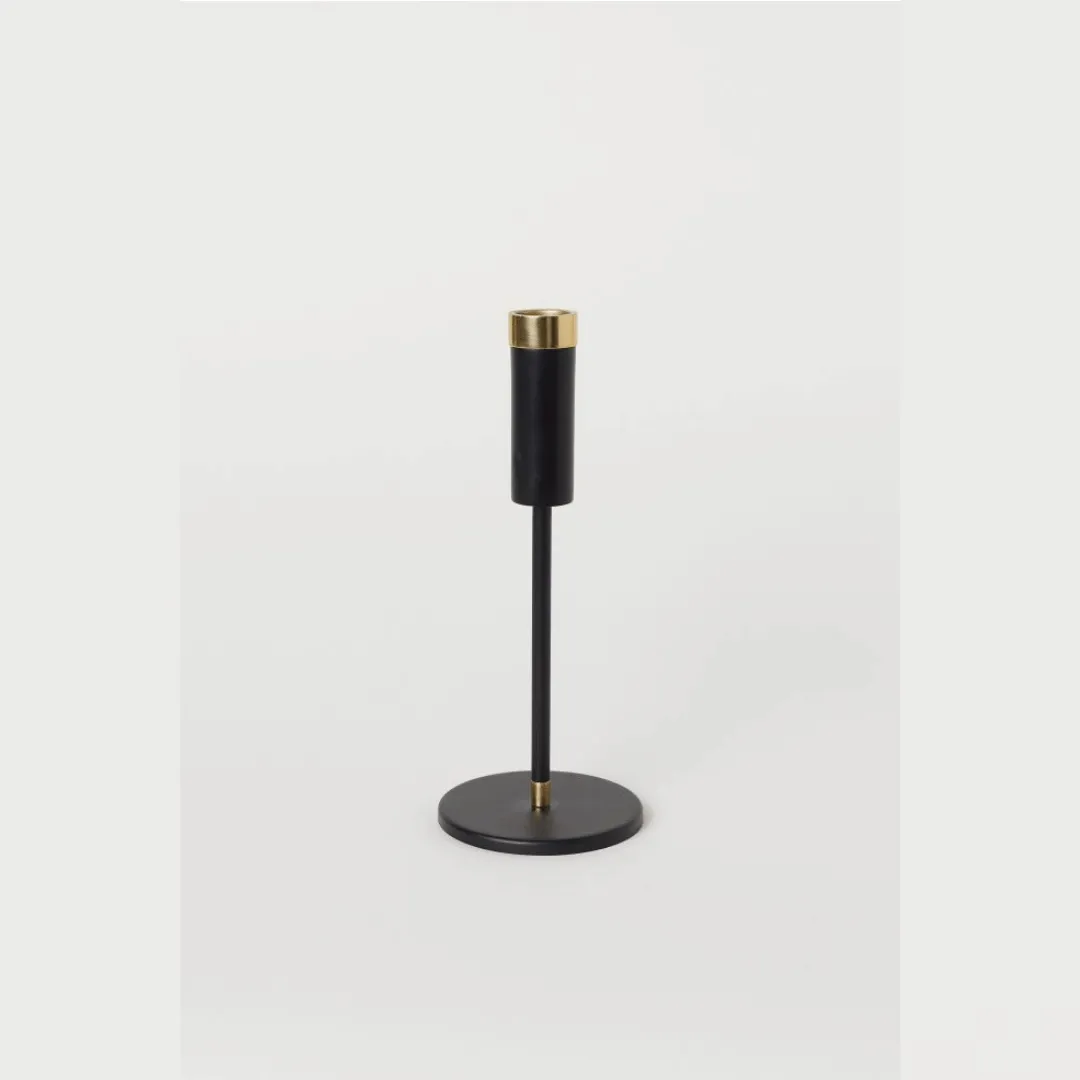 Black and Gold Candlestick
