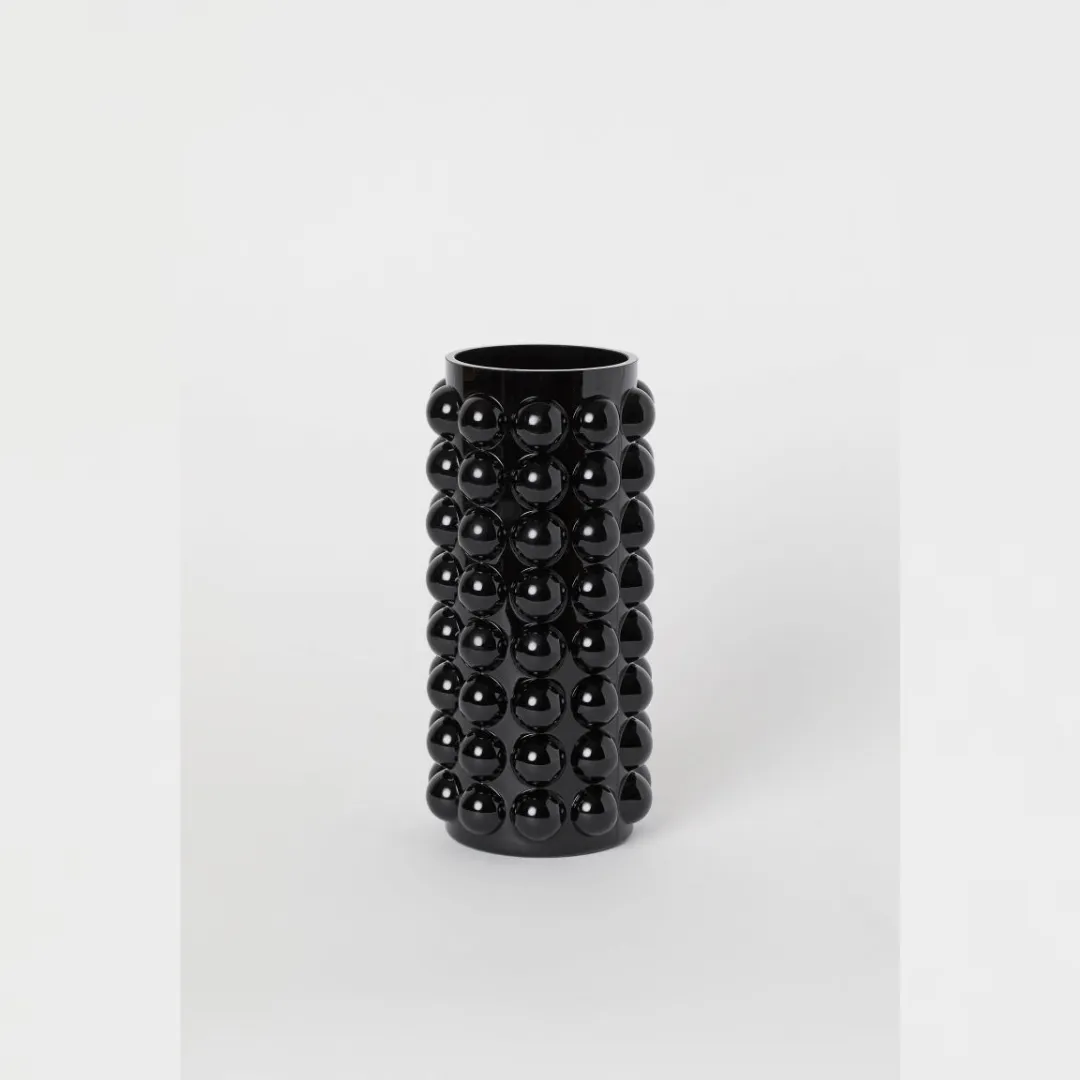 Black Bubble Vase