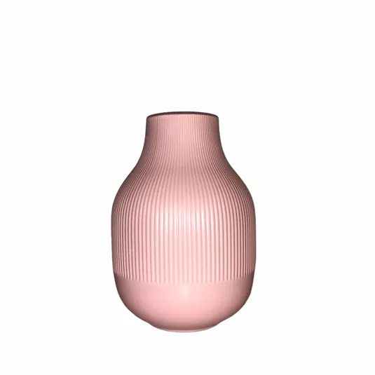 Pink Textured Vase