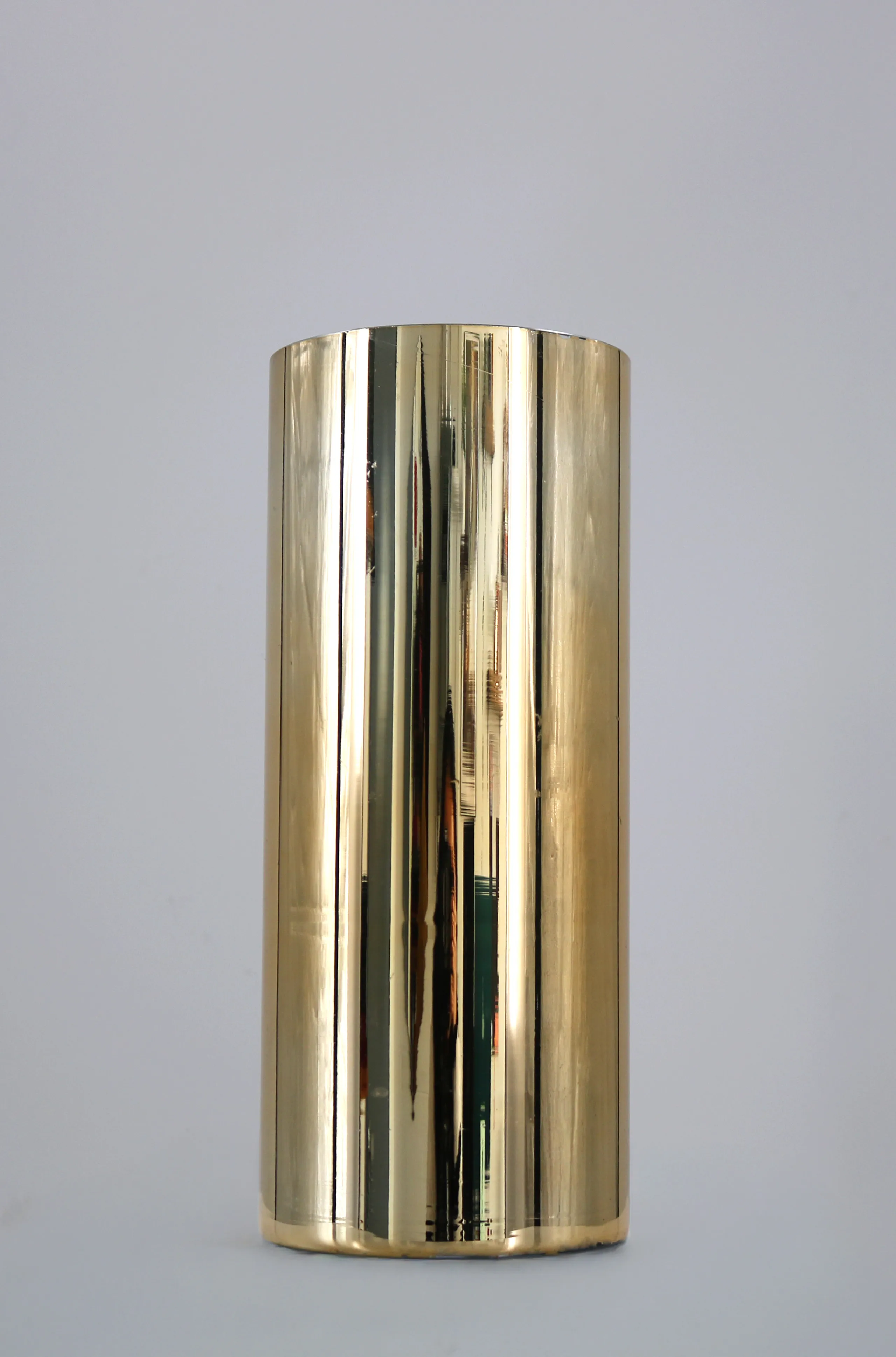 Gold Hurricane Vase - Tall