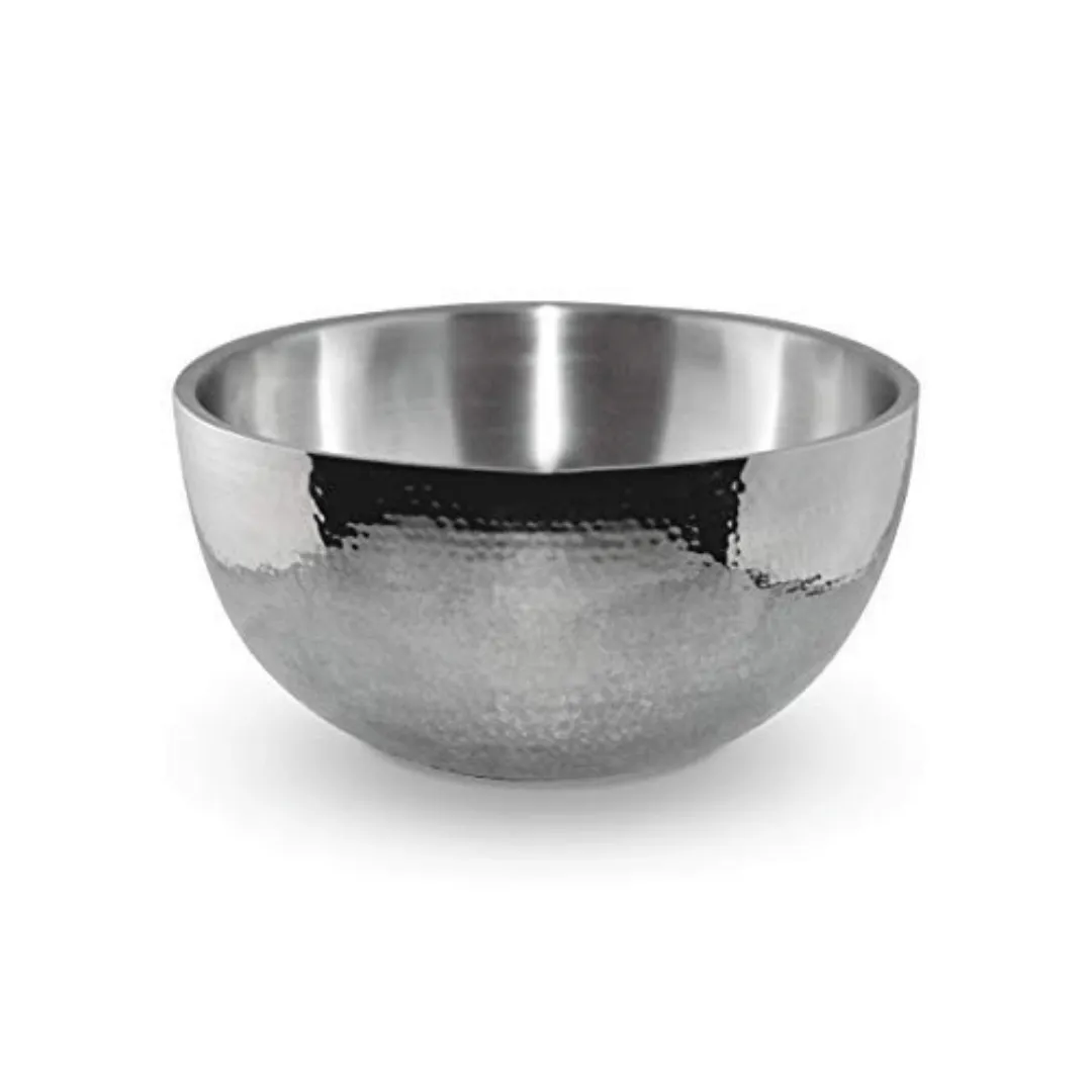 Hammered Stainless Bowl