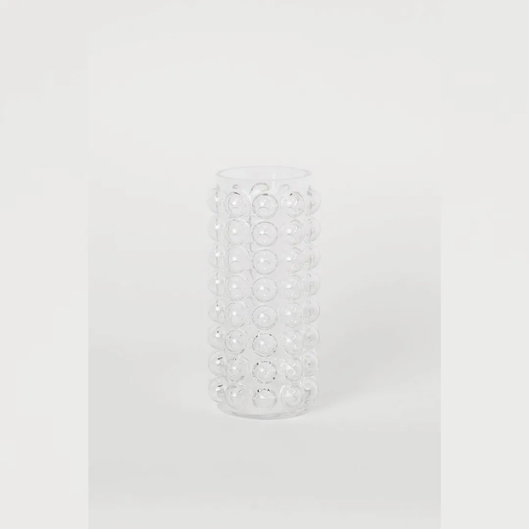 Clear Bubble Vase