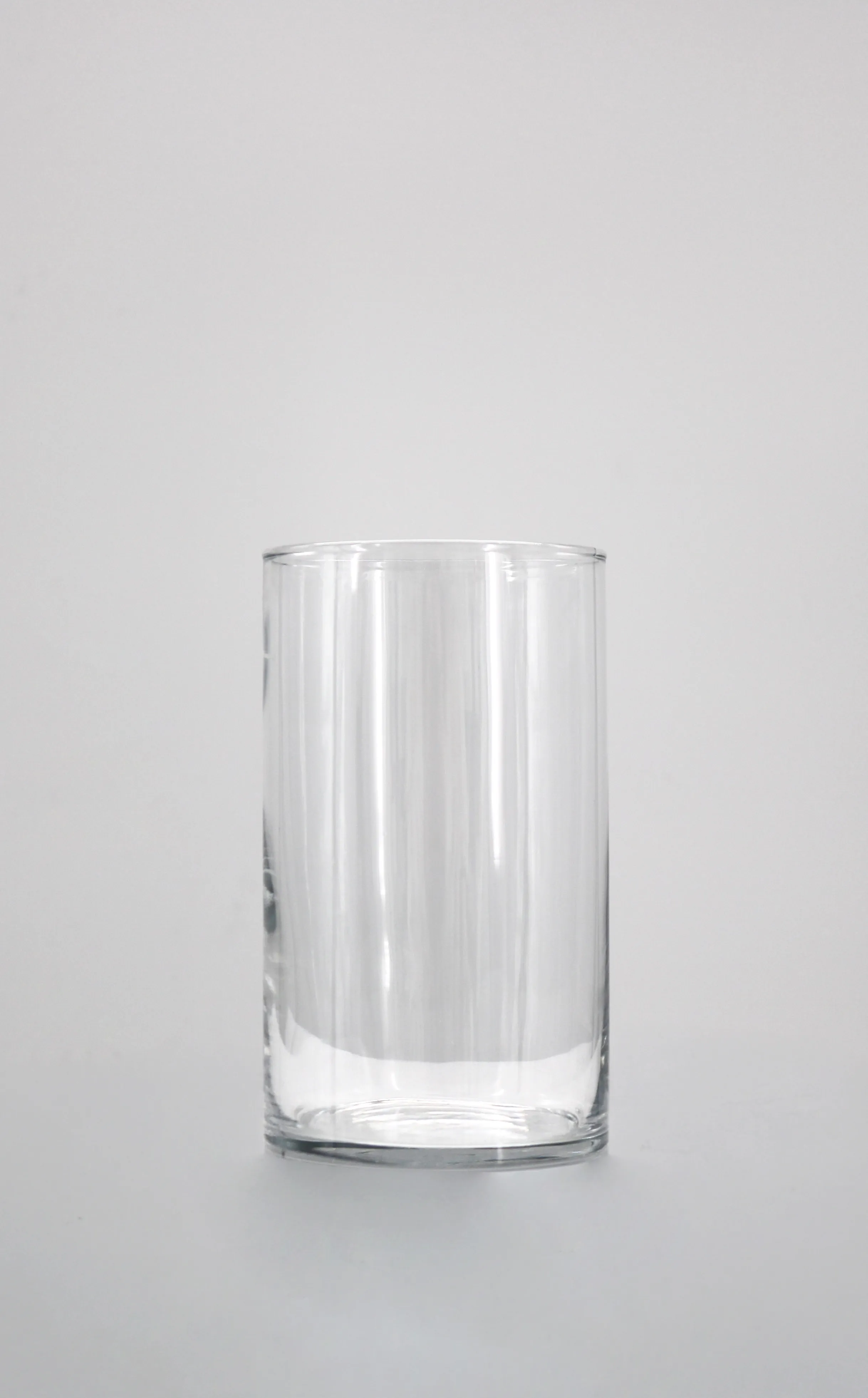 Clear Glass Hurricane Vase - 6 inch