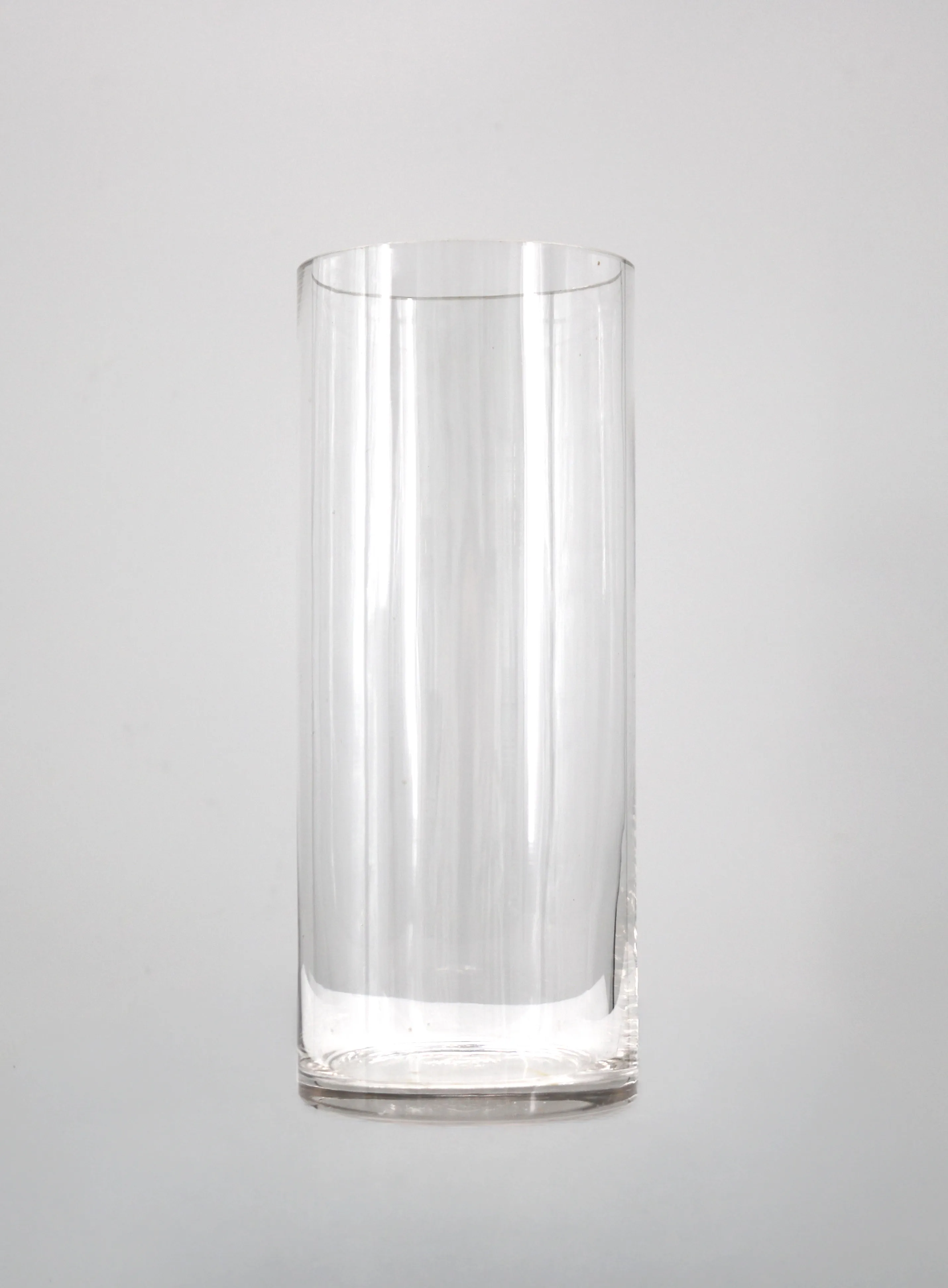 Clear Glass Hurricane Vase - 9 inch