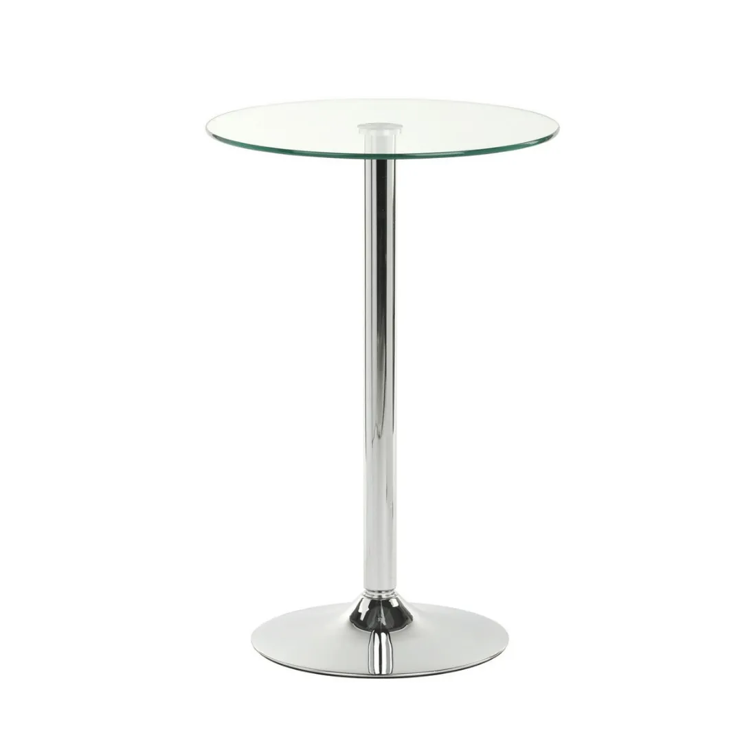 Adjustable Glass Top Table