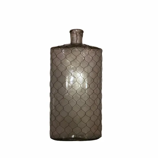 Industrial Glass Vase 18 1/2"