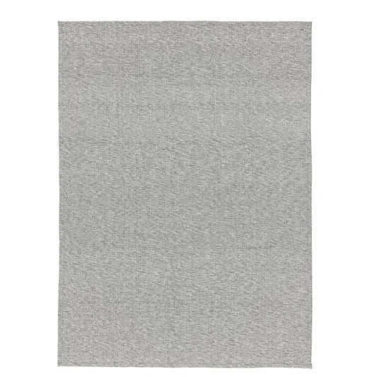 Black Patterned Flatwoven Rug