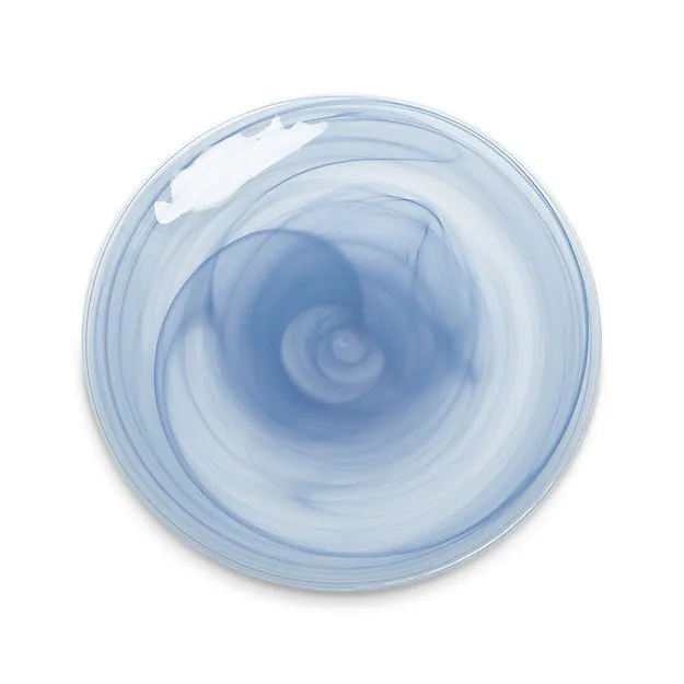 Blue Swirl Glass Dish