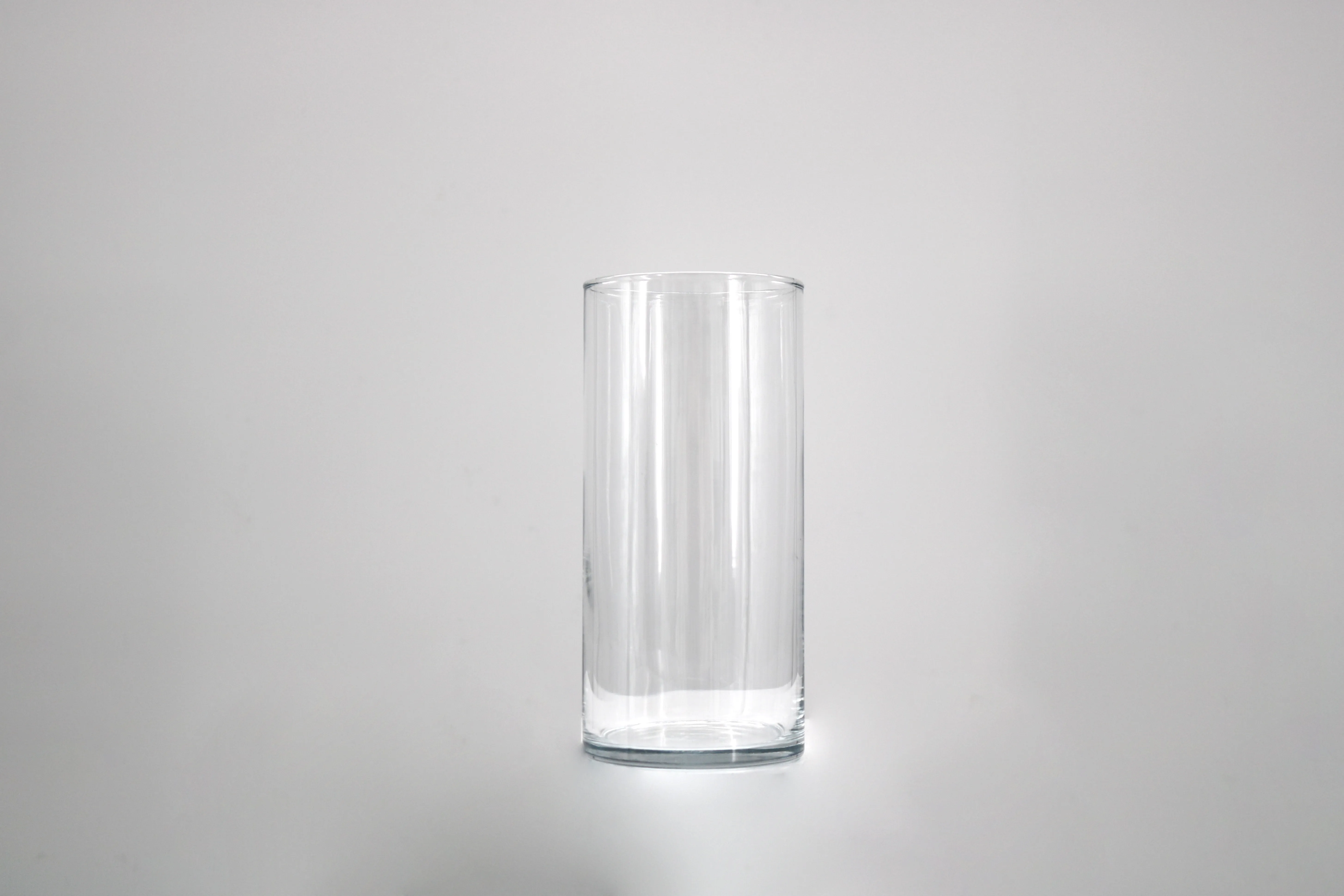 Clear Glass Hurricane Vase - 7.5 inch