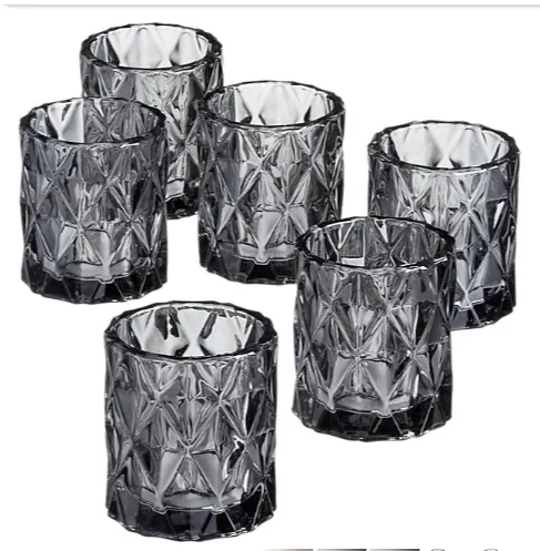 Smoke Textured Votive