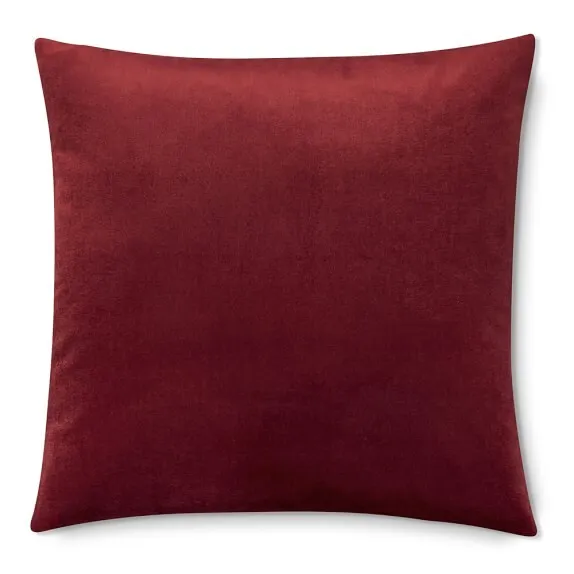Maroon Velvet Square Pillow