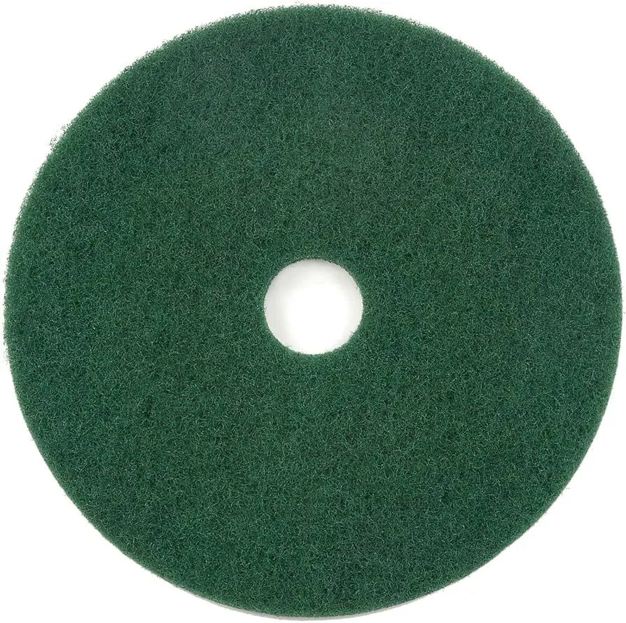 17" Floor Machine Green Scrubbing Pads