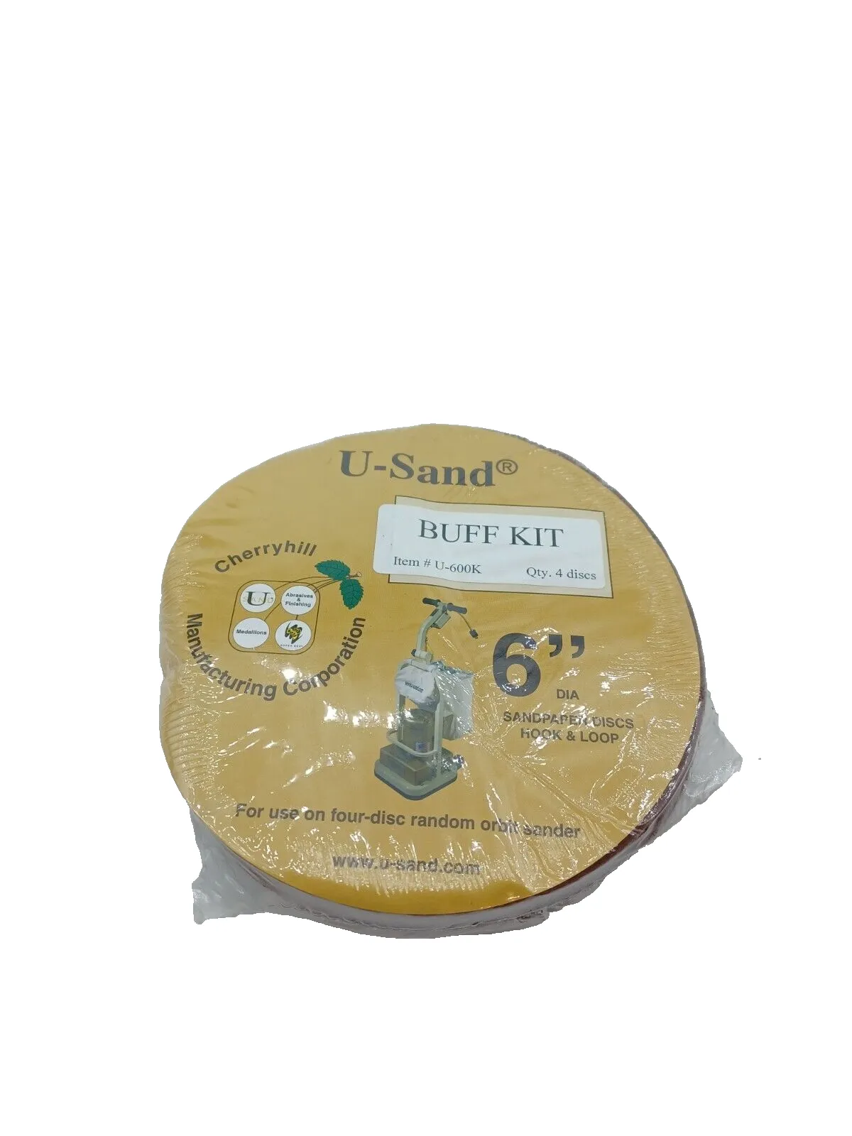 Cherryhill U-Sand Buffing Pad Kit - 4 Pack