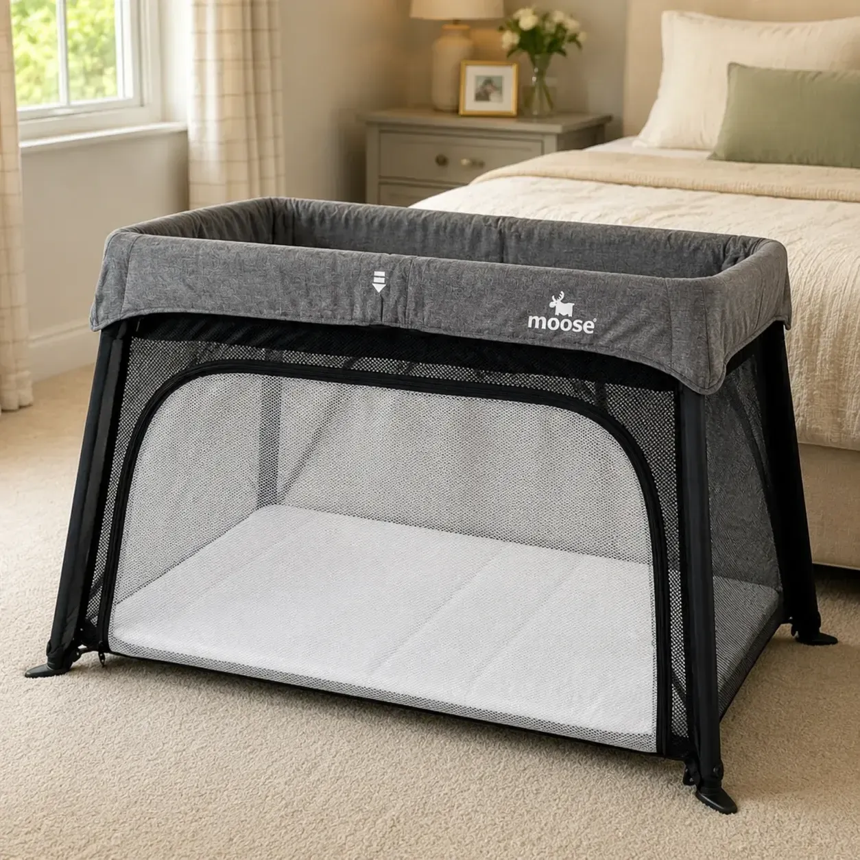 Moose Emmett Travel Cot